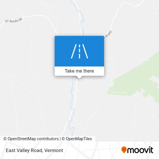 East Valley Road map