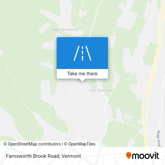 Farnsworth Brook Road map