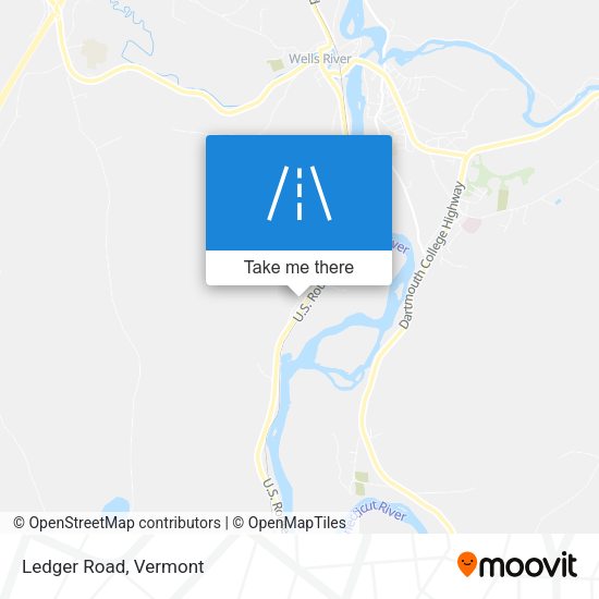 Mapa de Ledger Road