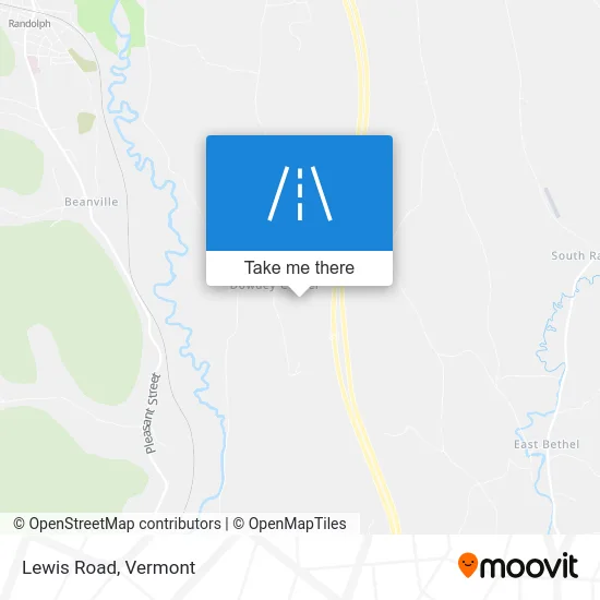 Lewis Road map