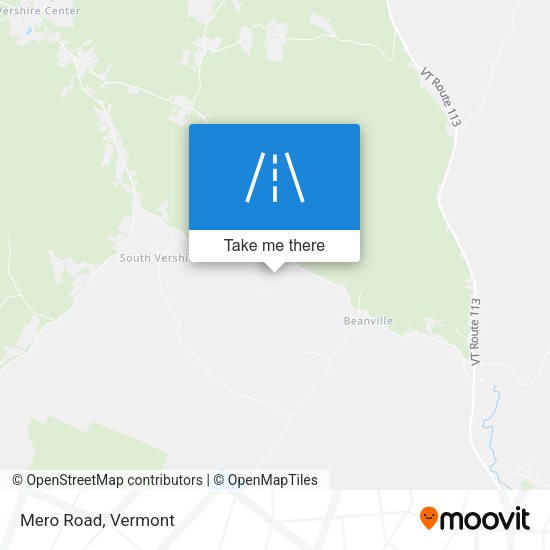 Mapa de Mero Road