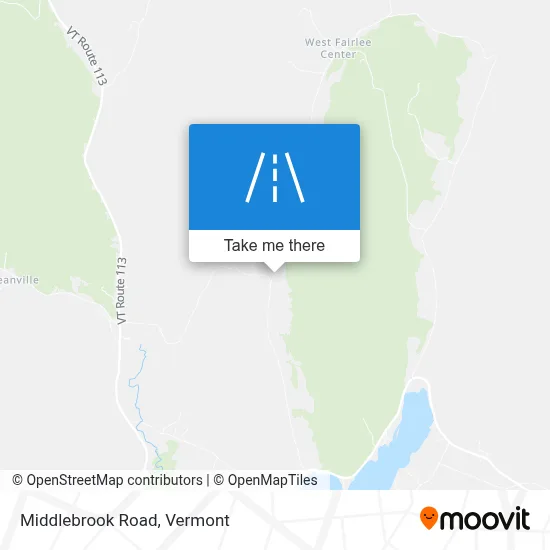 Middlebrook Road map