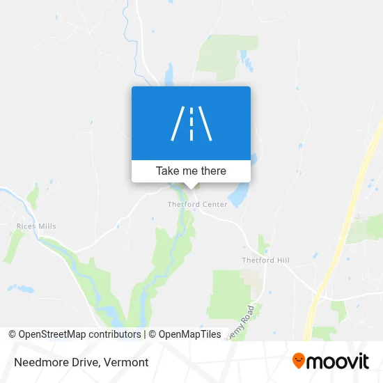 Needmore Drive map