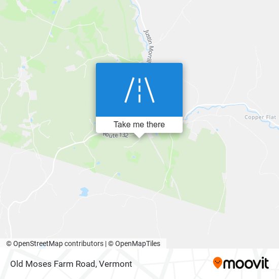 Old Moses Farm Road map