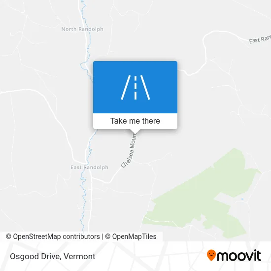 Osgood Drive map