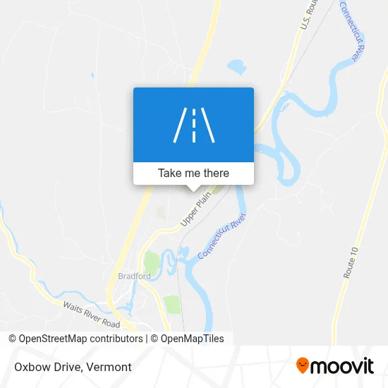Oxbow Drive map