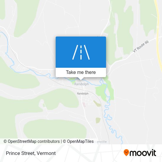 Mapa de Prince Street