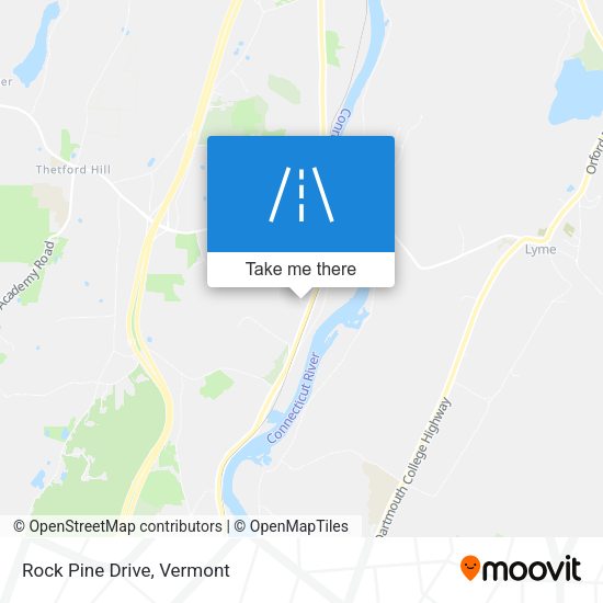 Mapa de Rock Pine Drive