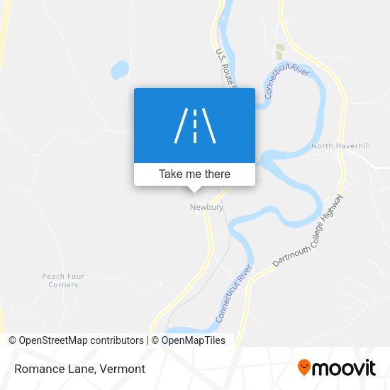 Mapa de Romance Lane