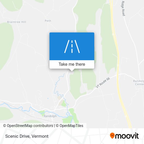 Mapa de Scenic Drive
