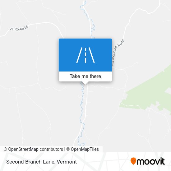 Mapa de Second Branch Lane