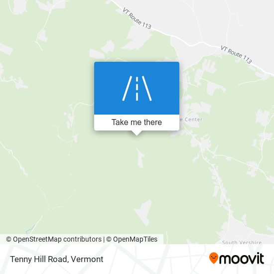 Tenny Hill Road map