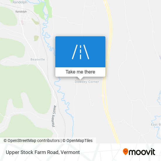 Mapa de Upper Stock Farm Road