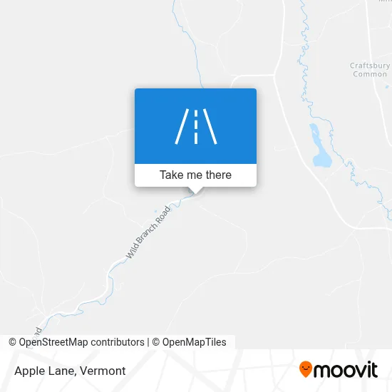 Apple Lane map