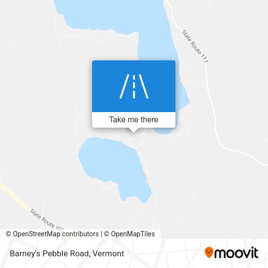 Mapa de Barney's Pebble Road