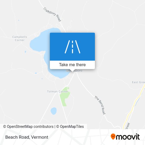 Mapa de Beach Road