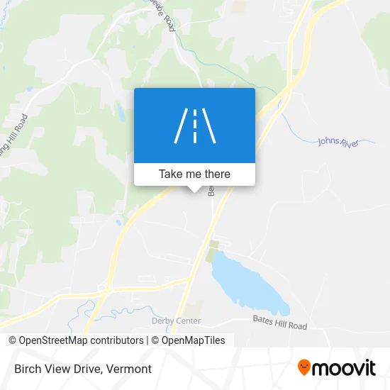 Birch View Drive map