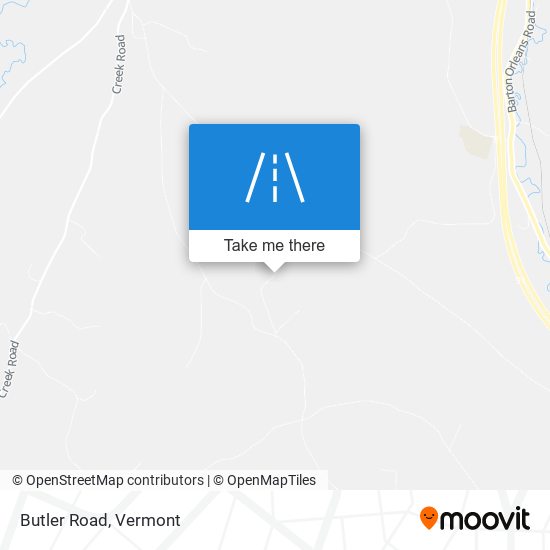 Butler Road map