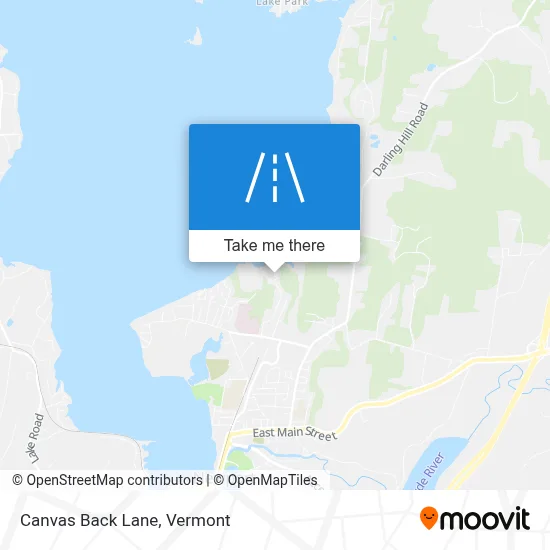 Canvas Back Lane map