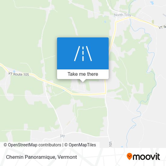 Mapa de Chemin Panoramique