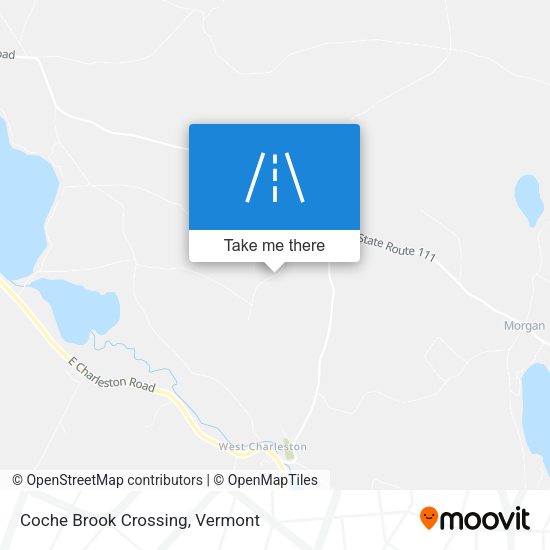 Mapa de Coche Brook Crossing