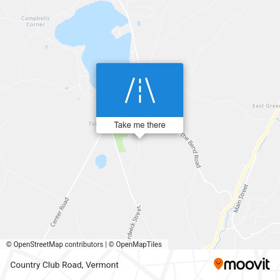 Mapa de Country Club Road