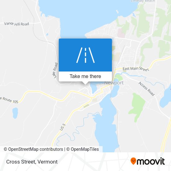 Mapa de Cross Street