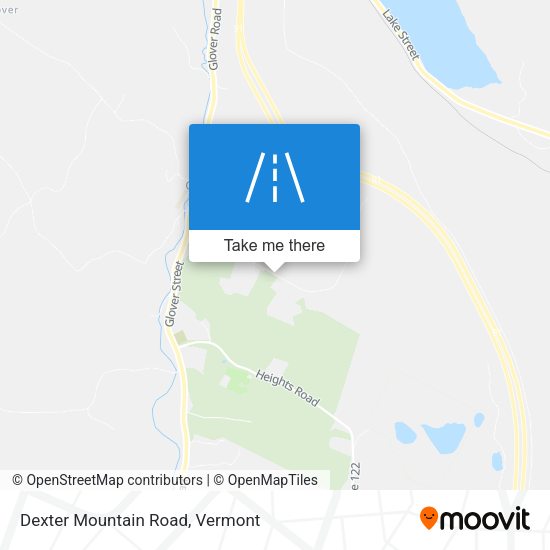 Mapa de Dexter Mountain Road