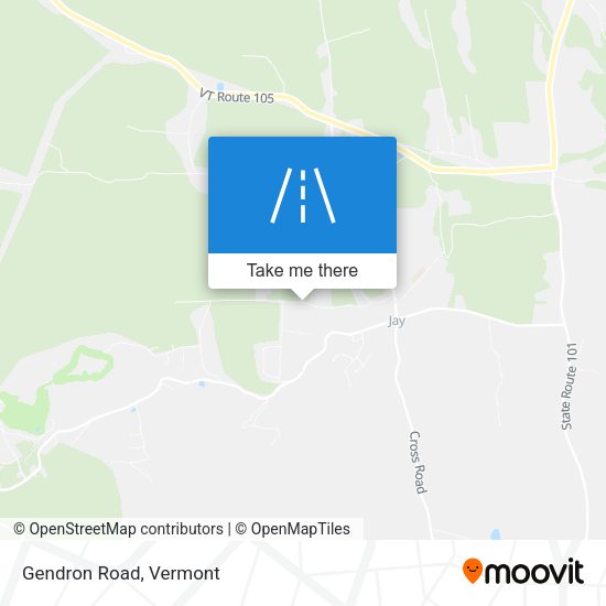 Mapa de Gendron Road