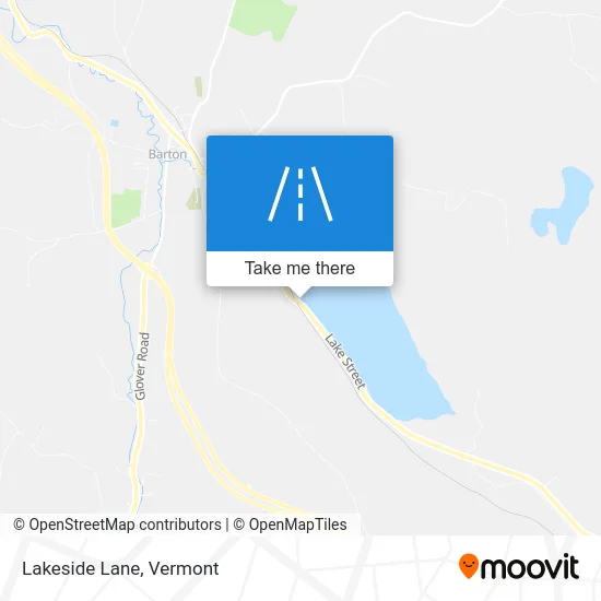 Lakeside Lane map