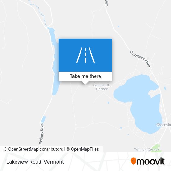 Lakeview Road map