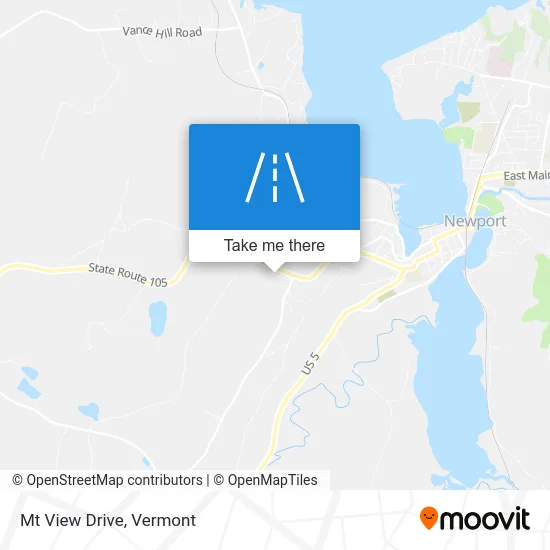 Mt View Drive map