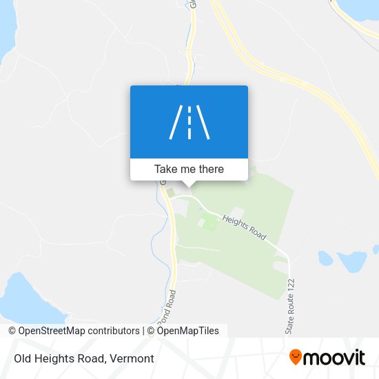 Mapa de Old Heights Road