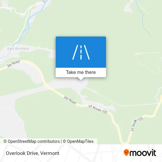 Overlook Drive map