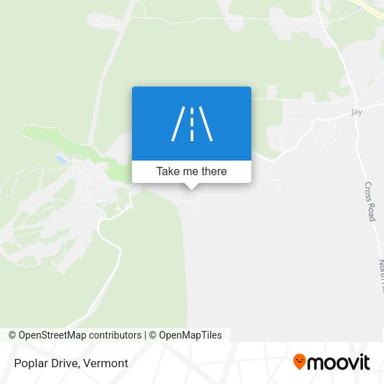 Mapa de Poplar Drive