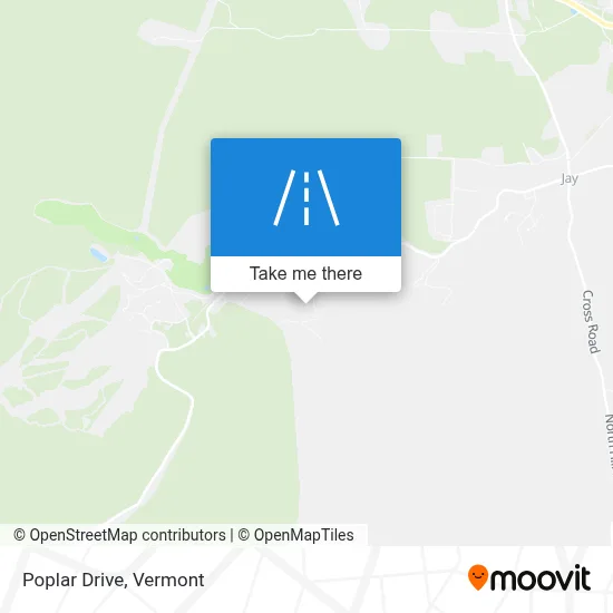 Poplar Drive map