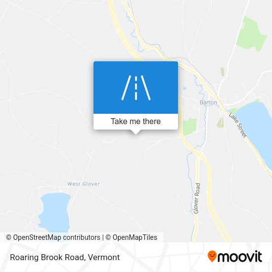 Roaring Brook Road map