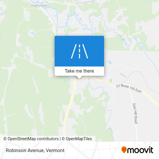 Mapa de Robinson Avenue