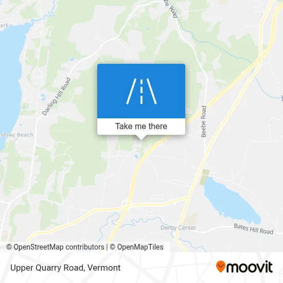 Upper Quarry Road map