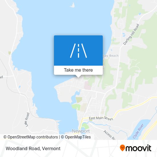 Mapa de Woodland Road