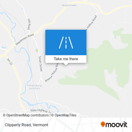 Mapa de Clipperly Road