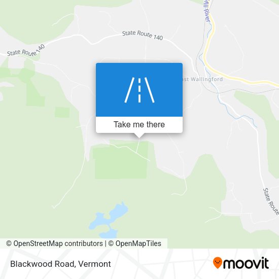 Mapa de Blackwood Road