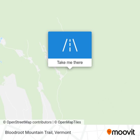 Bloodroot Mountain Trail map