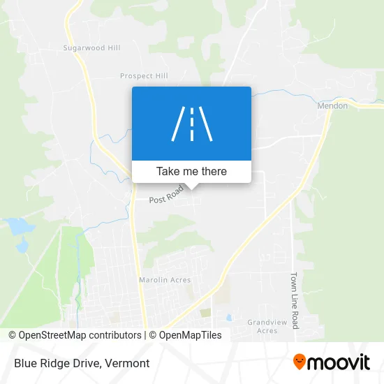 Blue Ridge Drive map