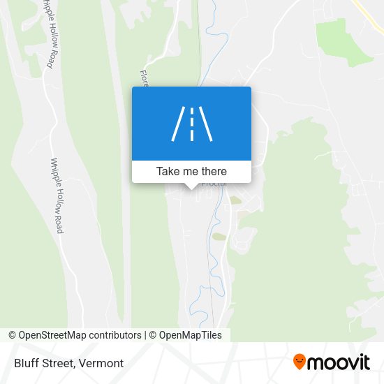 Mapa de Bluff Street