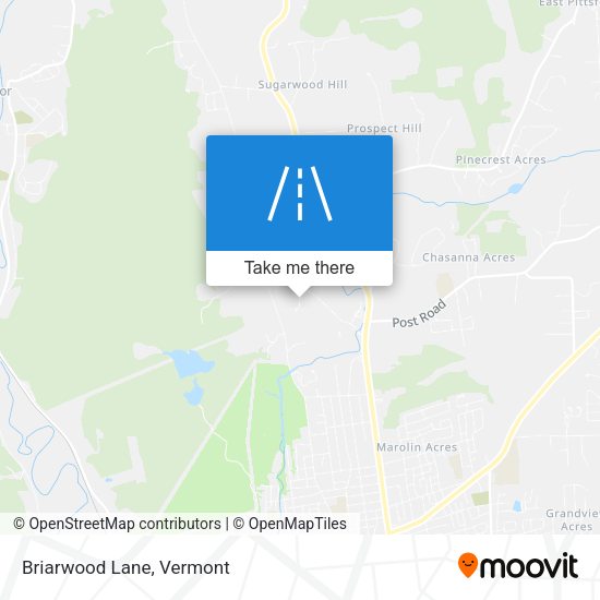 Mapa de Briarwood Lane