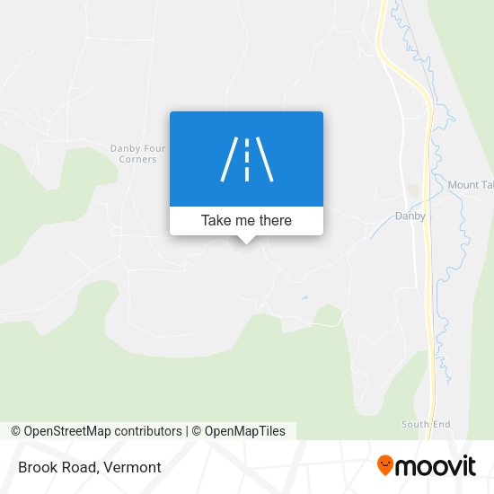 Mapa de Brook Road