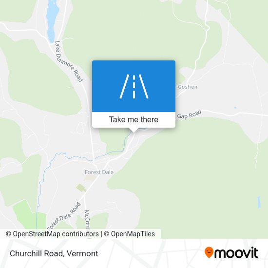 Mapa de Churchill Road