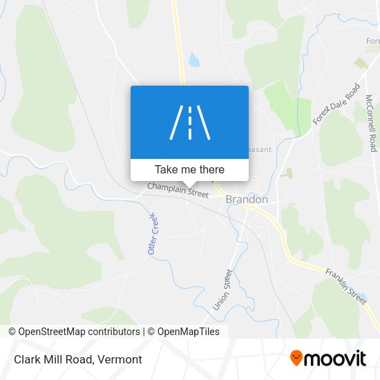 Mapa de Clark Mill Road