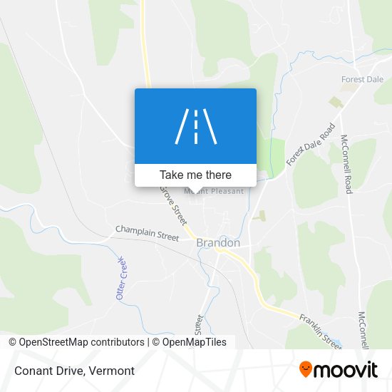 Mapa de Conant Drive